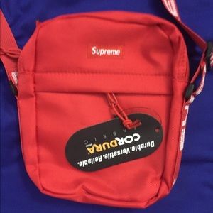 Supreme shoulder bag Red 18ss